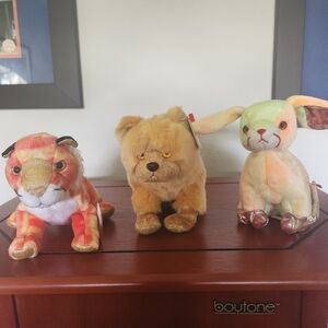 Set of Three Plush Animals